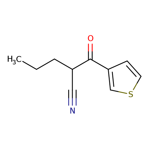 2-(Thiophene-3-carbonyl)pentanenitrile