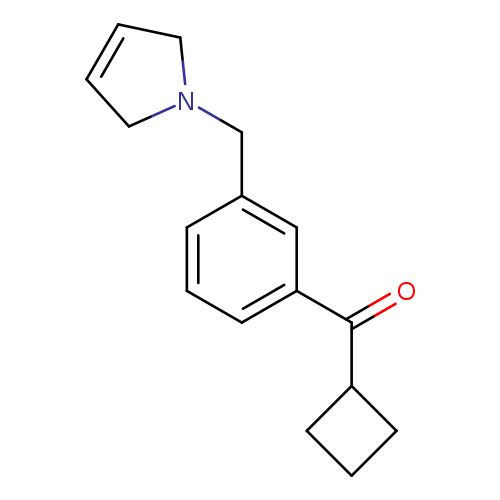 Cyclobutyl(3-((2,5-dihydro-1H-pyrrol-1-yl)methyl)phenyl)methanone