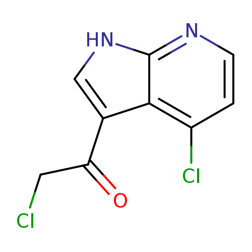 2-chloro-1-{4-chloro-1H-pyrrolo[2,3-b]pyridin-3-yl}ethan-1-one