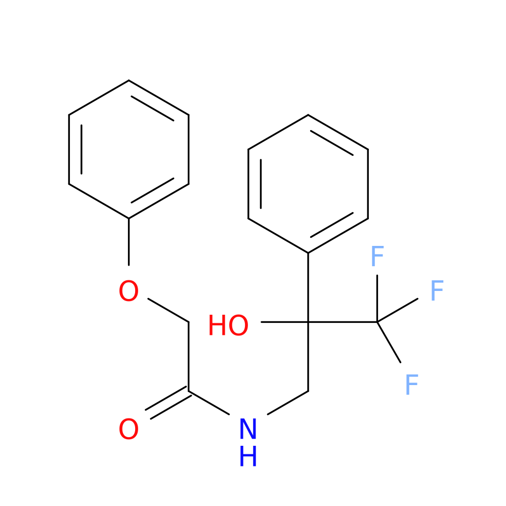 2-phenoxy-N-(3,3,3-trifluoro-2-hydroxy-2-phenylpropyl)acetamide