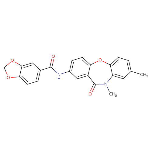 N-{6,9-dimethyl-10-oxo-2-oxa-9-azatricyclo[9.4.0.0^{3,8}]pentadeca-1(11),3(8),4,6,12,14-hexaen-13-yl}-2H-1,3-benzodioxole-5-carboxamide