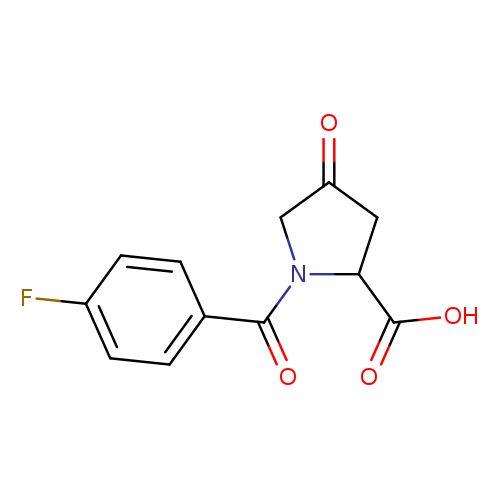 1-(4-fluorobenzoyl)-4-oxopyrrolidine-2-carboxylic acid