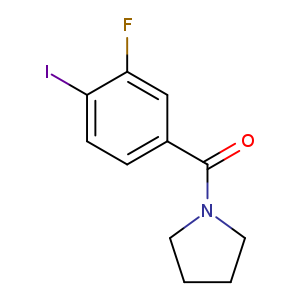 (3-Fluoro-4-iodophenyl)(pyrrolidin-1-yl)methanone