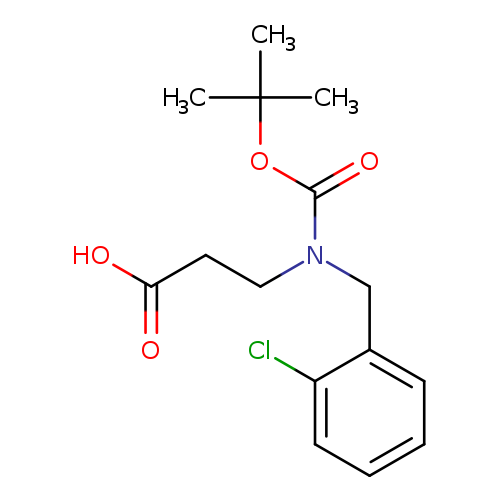 3-{[(tert-butoxy)carbonyl][(2-chlorophenyl)methyl]amino}propanoic acid