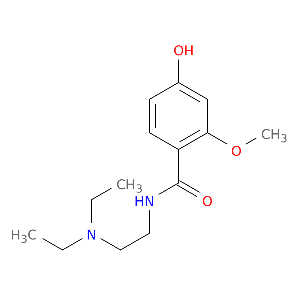 N-[2-(diethylamino)ethyl]-4-hydroxy-2-methoxybenzamide