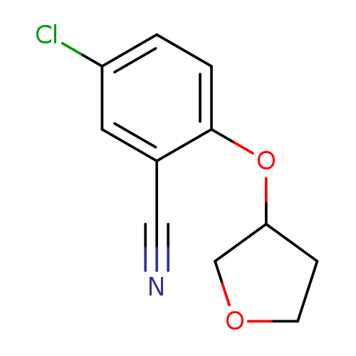 5-Chloro-2-(oxolan-3-yloxy)benzonitrile