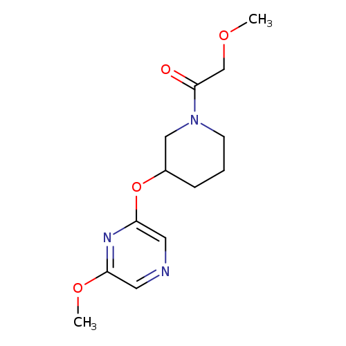 2-methoxy-1-{3-[(6-methoxypyrazin-2-yl)oxy]piperidin-1-yl}ethan-1-one
