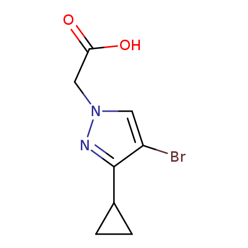 2-(4-Bromo-3-cyclopropyl-1h-pyrazol-1-yl)acetic acid