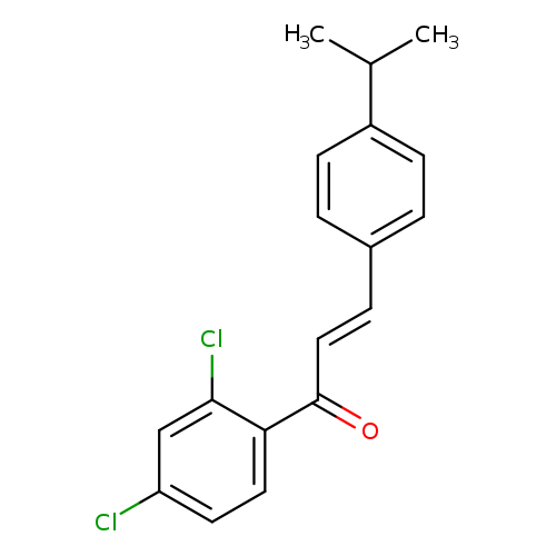 (2E)-1-(2,4-dichlorophenyl)-3-[4-(propan-2-yl)phenyl]prop-2-en-1-one