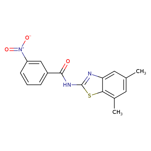 N-(5,7-dimethyl-1,3-benzothiazol-2-yl)-3-nitrobenzamide