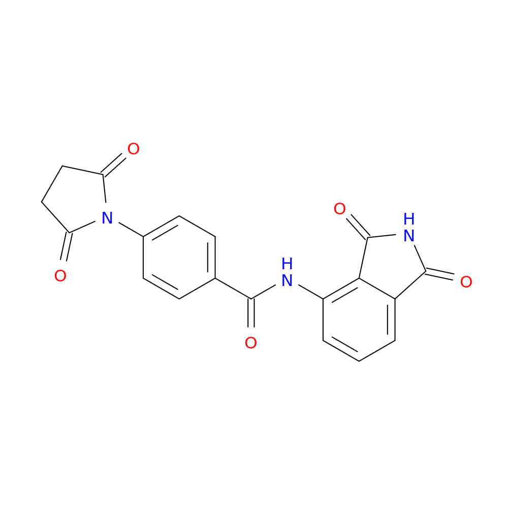 N-(1,3-dioxo-2,3-dihydro-1H-isoindol-4-yl)-4-(2,5-dioxopyrrolidin-1-yl)benzamide