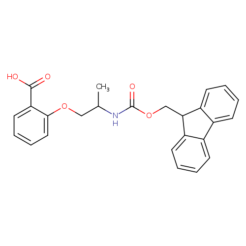 2-[2-({[(9H-fluoren-9-yl)methoxy]carbonyl}amino)propoxy]benzoicacid