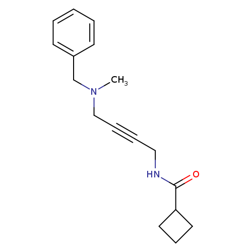 N-{4-[benzyl(methyl)amino]but-2-yn-1-yl}cyclobutanecarboxamide
