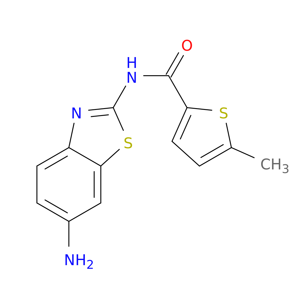 N-(6-amino-1,3-benzothiazol-2-yl)-5-methylthiophene-2-carboxamide