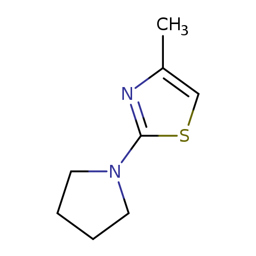 4-methyl-2-(pyrrolidin-1-yl)-1,3-thiazole