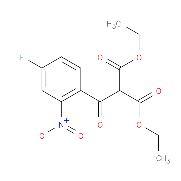 1,3-diethyl 2-(4-fluoro-2-nitrobenzoyl)propanedioate