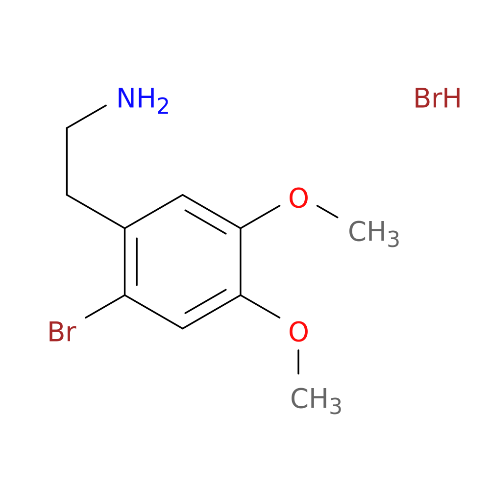 2-(2-bromo-4,5-dimethoxyphenyl)ethan-1-amine hydrobromide