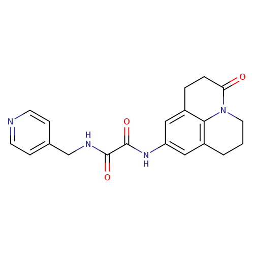 N-{2-oxo-1-azatricyclo[7.3.1.0^{5,13}]trideca-5,7,9(13)-trien-7-yl}-N'-[(pyridin-4-yl)methyl]ethanediamide