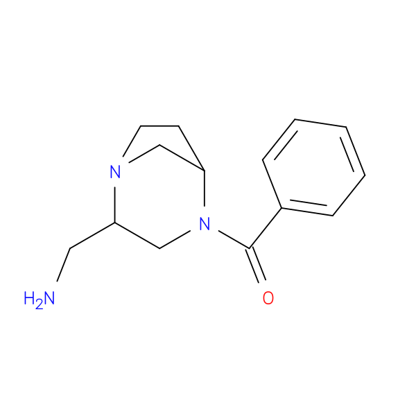 {4-benzoyl-1,4-diazabicyclo[3.2.1]octan-2-yl}methanamine