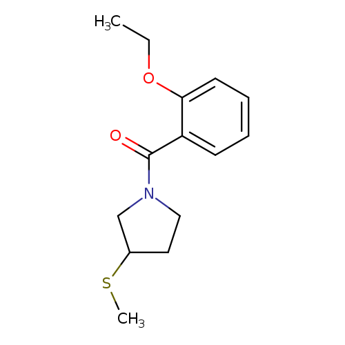 1-(2-ethoxybenzoyl)-3-(methylsulfanyl)pyrrolidine