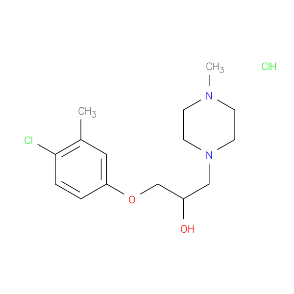 1-(4-CHLORO-3-METHYLPHENOXY)-3-(4-METHYLPIPERAZIN-1-YL)PROPAN-2-OL HYDROC+