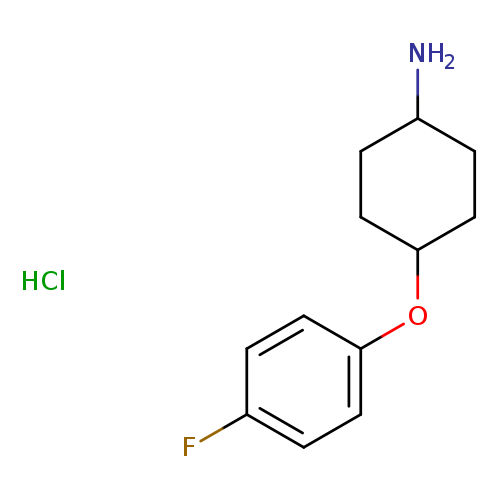 4-(4-FLUOROPHENOXY)CYCLOHEXAN-1-AMINE HYDROCHLORIDE