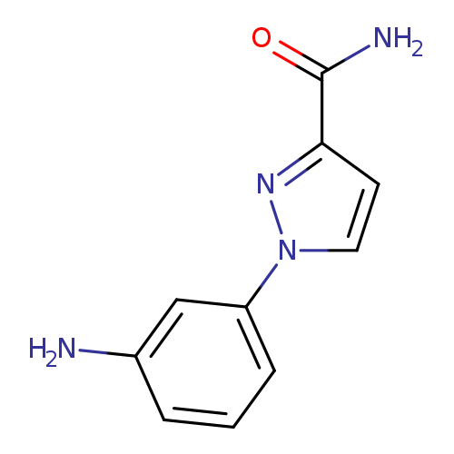 1-(3-aminophenyl)-1H-pyrazole-3-carboxamide
