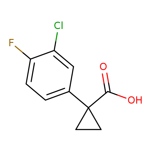 Cyclopropanecarboxylic acid, 1-(3-chloro-4-fluorophenyl)-