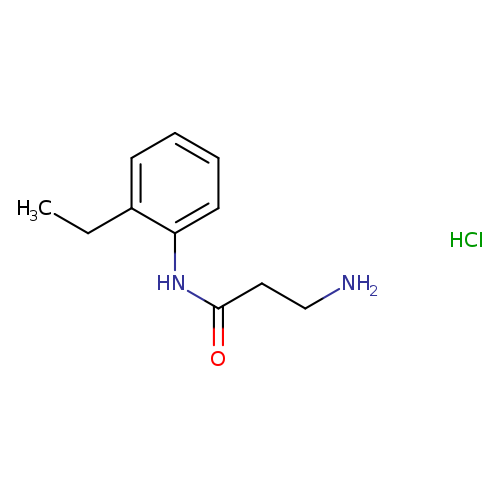 N~1~-(2-ethylphenyl)-beta-alaninamide hydrochloride