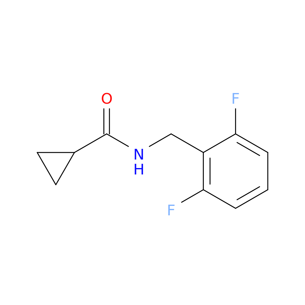 N-[(2,6-difluorophenyl)methyl]cyclopropanecarboxamide