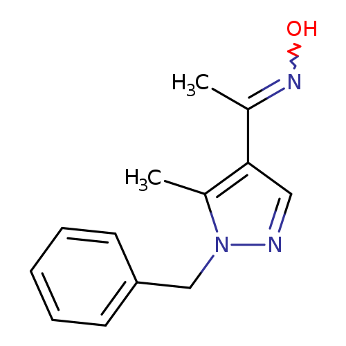 N-[1-(1-benzyl-5-methyl-1H-pyrazol-4-yl)ethylidene]hydroxylamine