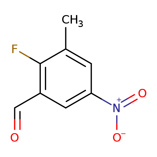 2-fluoro-3-methyl-5-nitrobenzaldehyde