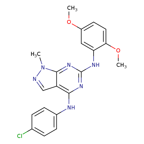 N4-(4-chlorophenyl)-N6-(2,5-dimethoxyphenyl)-1-methyl-1H-pyrazolo[3,4-d]pyrimidine-4,6-diamine