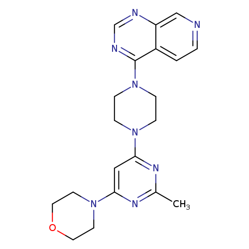 4-[2-methyl-6-(4-{pyrido[3,4-d]pyrimidin-4-yl}piperazin-1-yl)pyrimidin-4-yl]morpholine
