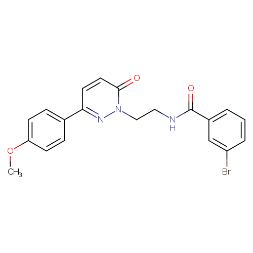 3-bromo-N-{2-[3-(4-methoxyphenyl)-6-oxo-1,6-dihydropyridazin-1-yl]ethyl}benzamide