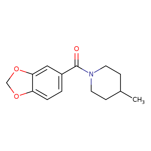 1-(1,3-benzodioxol-5-ylcarbonyl)-4-methylpiperidine