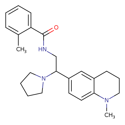 2-methyl-N-[2-(1-methyl-1,2,3,4-tetrahydroquinolin-6-yl)-2-(pyrrolidin-1-yl)ethyl]benzamide