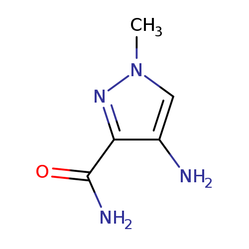1H-Pyrazole-3-carboxamide,4-amino-1-methyl-(9CI)