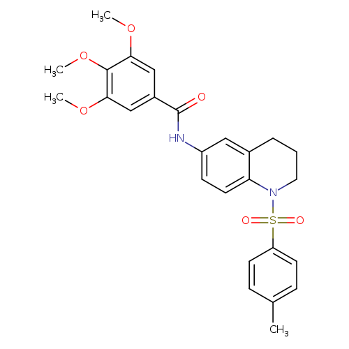 3,4,5-trimethoxy-N-[1-(4-methylbenzenesulfonyl)-1,2,3,4-tetrahydroquinolin-6-yl]benzamide
