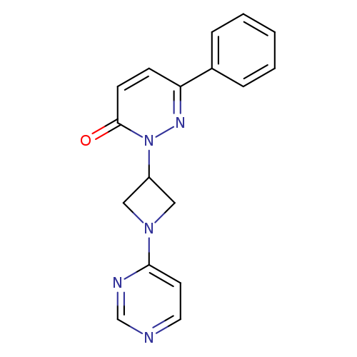 6-phenyl-2-[1-(pyrimidin-4-yl)azetidin-3-yl]-2,3-dihydropyridazin-3-one