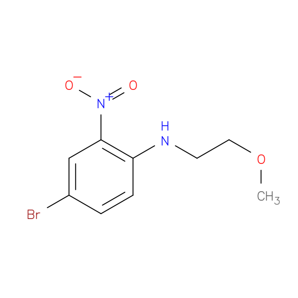 (4-Bromo-2-nitro-phenyl)-(2-methoxy-ethyl)-amine