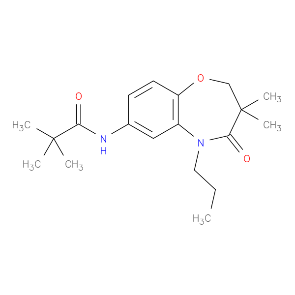 N-(3,3-dimethyl-4-oxo-5-propyl-2,3,4,5-tetrahydro-1,5-benzoxazepin-7-yl)-2,2-dimethylpropanamide