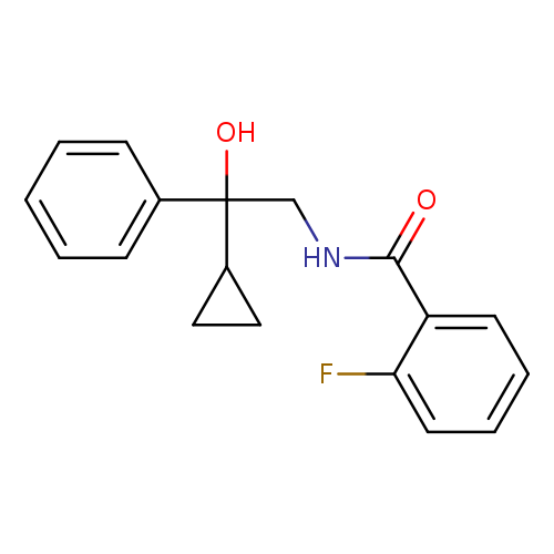 N-(2-cyclopropyl-2-hydroxy-2-phenylethyl)-2-fluorobenzamide