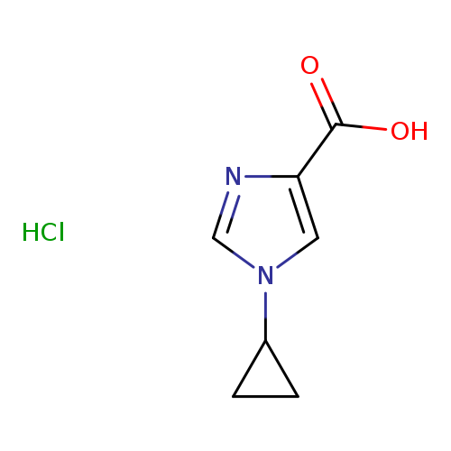 1-Cyclopropyl-1H-imidazole-4-carboxylic acid hydrochloride