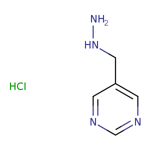 5-(Hydrazinylmethyl)pyrimidine hydrochloride