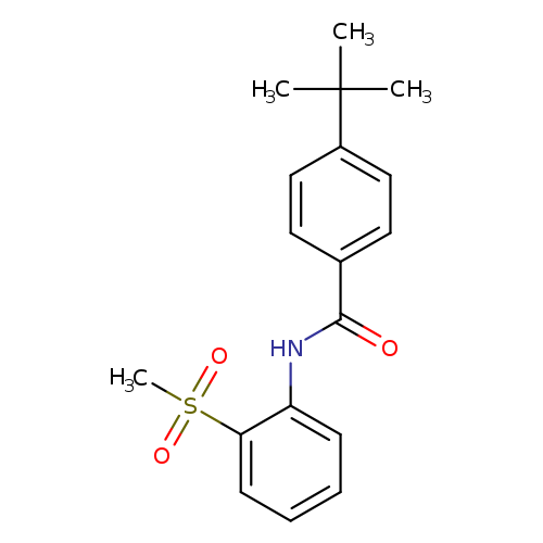 4-tert-butyl-N-(2-methanesulfonylphenyl)benzamide