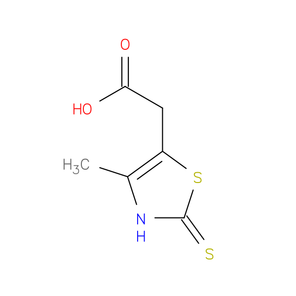 2,3-Dihydro-4-methyl-2-thioxo-5-thiazoleacetic acid