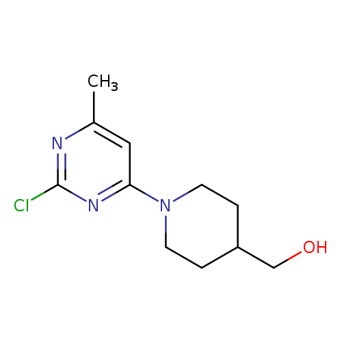 4-Piperidinemethanol, 1-(2-chloro-6-methyl-4-pyrimidinyl)-