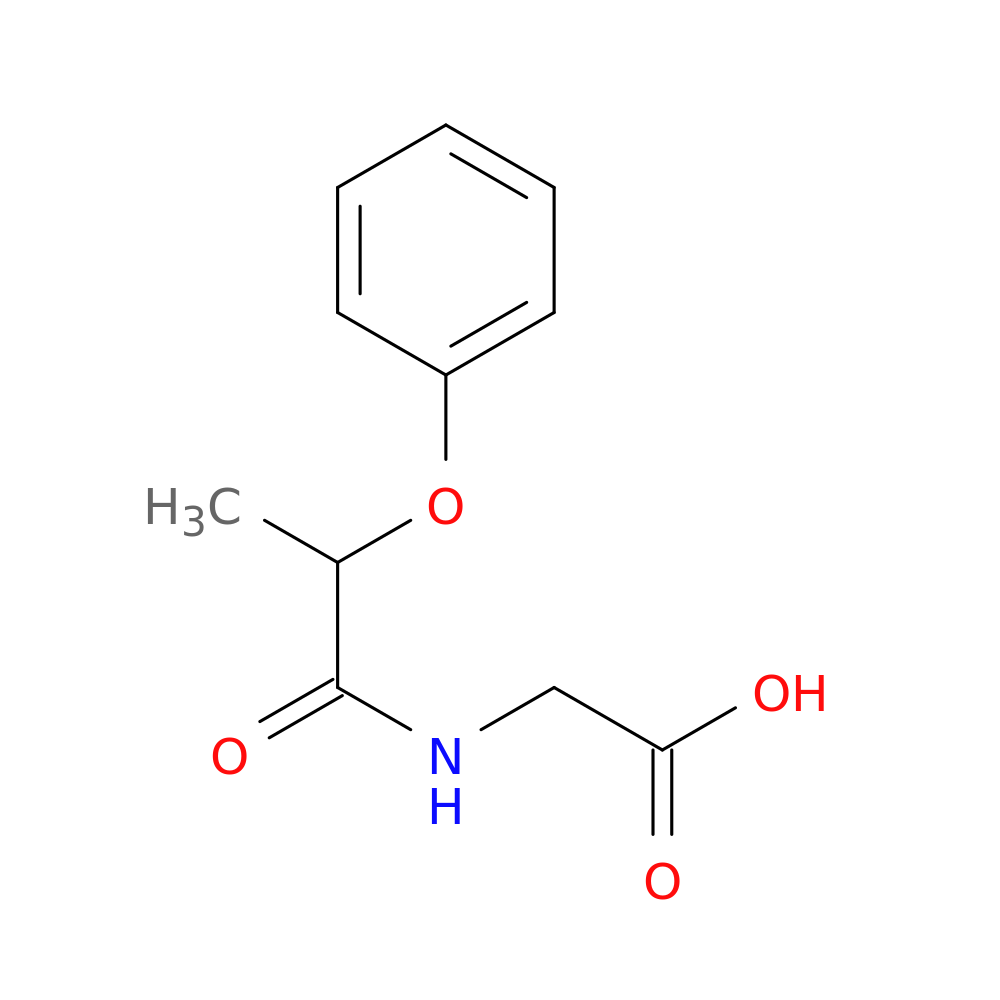 2-(2-phenoxypropanamido)acetic acid