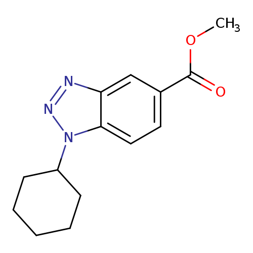 Methyl 1-cyclohexyl-1,2,3-benzotriazole-5-carboxylate
